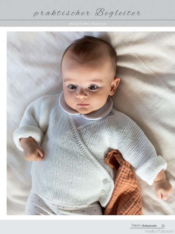 Вязаные модели для детей в журнале «Marie's Babymode №3 2022»