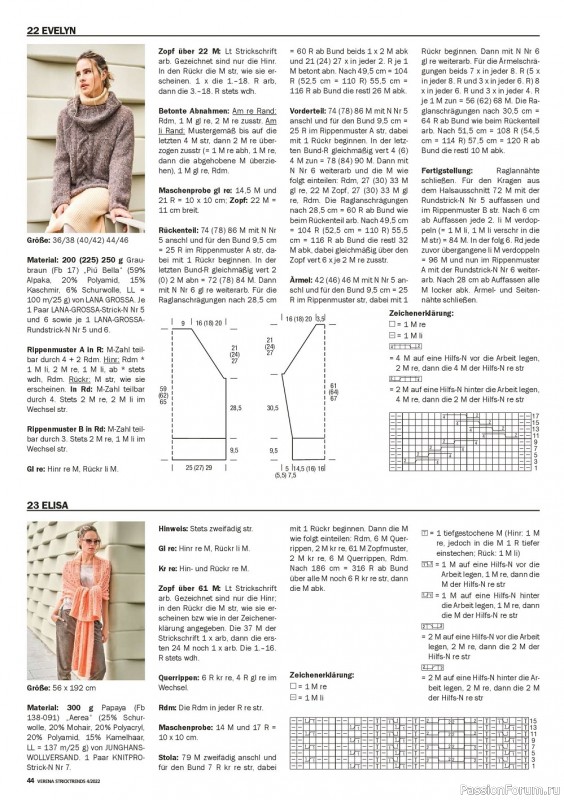 Вязаные модели в журнале «Verena Stricktrends №4 2022»