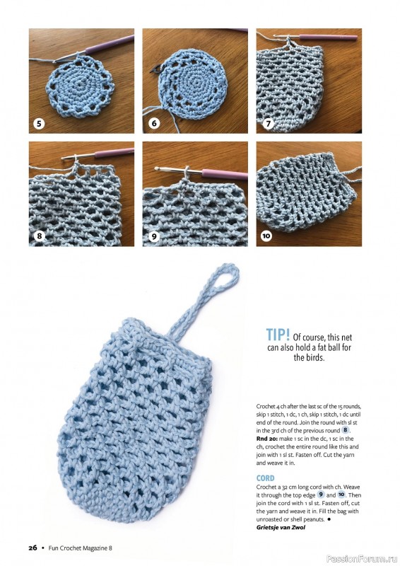 Вязаные проекты крючком в журнале «Fun Crochet Magazine №8 2022»