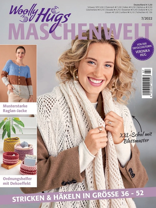 Вязаные проекты в журнале &laquo;Woolly Hugs Maschenwelt №7 2022&raquo;