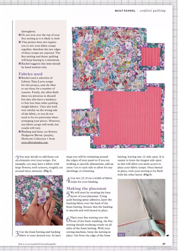 Коллекция проектов для рукодельниц в журнале «Todays Quilter №126 2025»