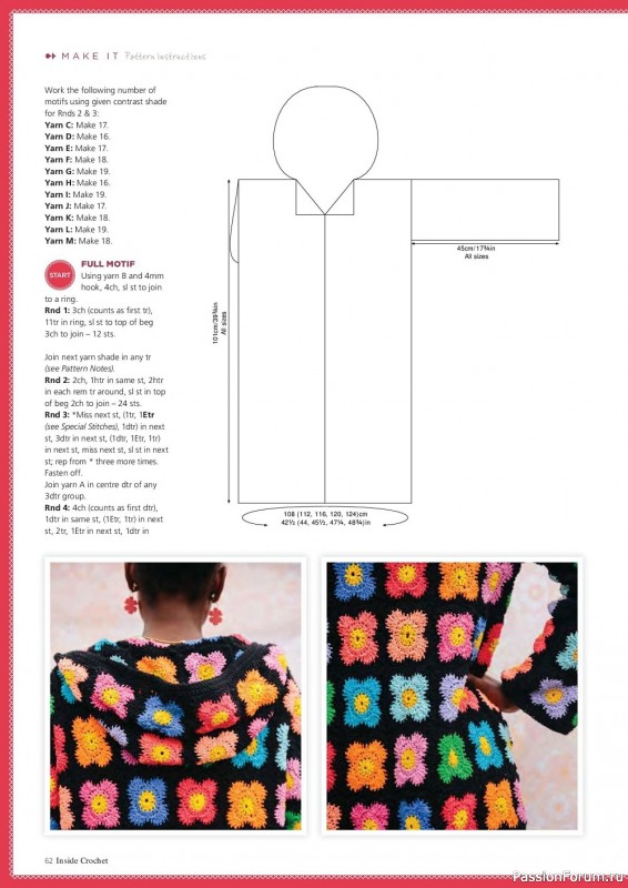 Вязаные проекты крючком в журнале «Inside Crochet №151 2022»