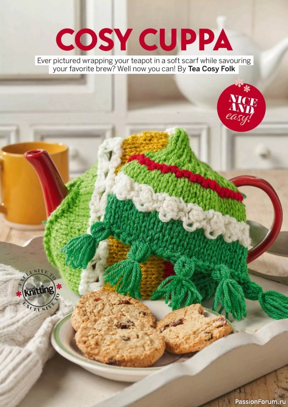 Вязаные проекты крючком в журнале «Simply Knitting №248 2024»