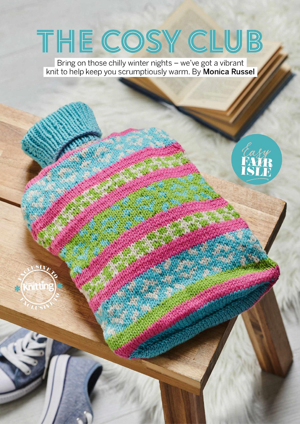 Вязаная одежда для взрослых и детей в журнале &quot;Simply Knitting №220 2022&quot;