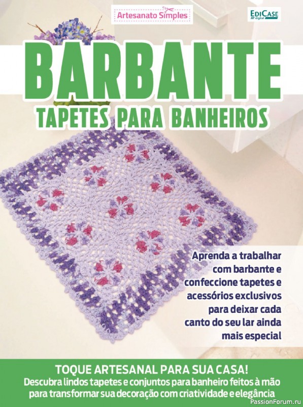 Вязаные проекты крючком в журнале &laquo;Artesanato Simples Ed.47 Barbante&raquo;