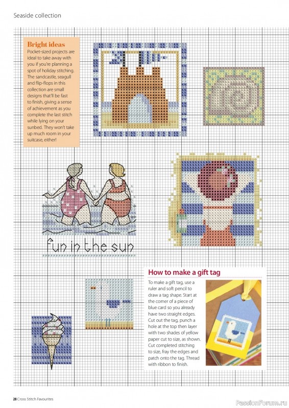 Коллекция вышивки в журнале «Cross Stitch Favourites - Summer 2023»