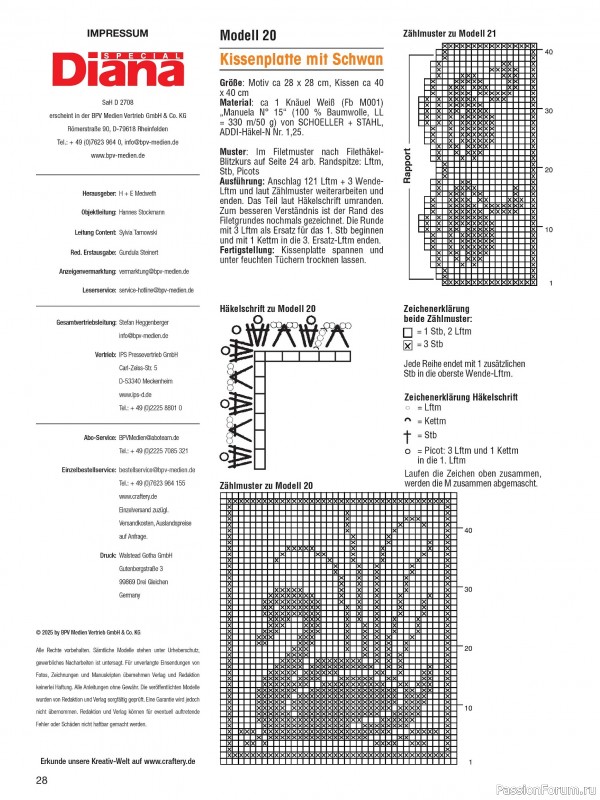 Вязаные проекты крючком в журнале «Spaß am Häkeln №1 2025»