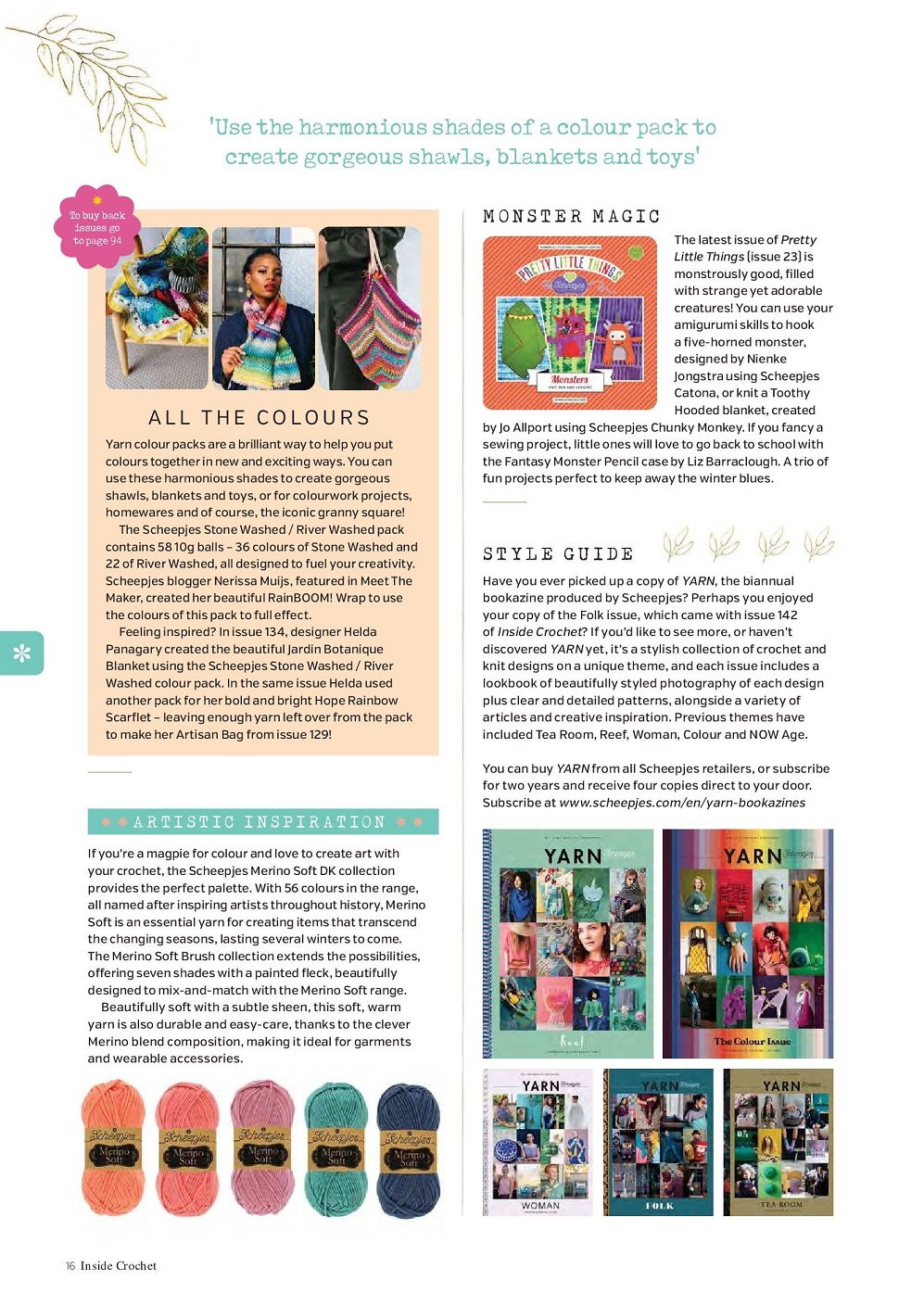 Вязаные модели одежды в журнале "Inside Crochet №144 2022"