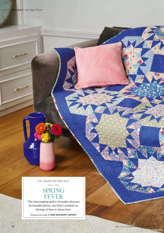 Коллекция проектов для рукодельниц в журнале «Todays Quilter №126 2025»