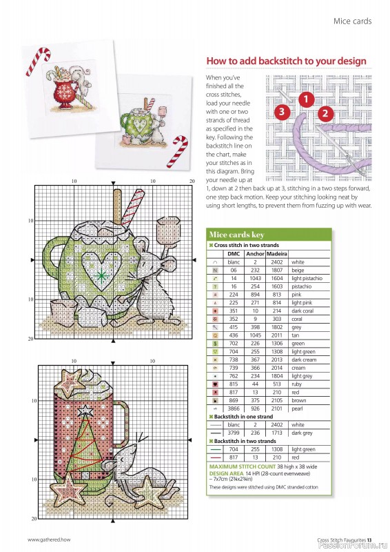 Коллекция вышивки в журнале «Cross Stitch Favourites - Christmas 2024»