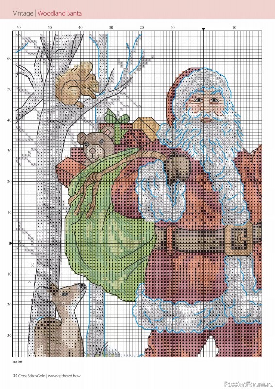 Коллекция вышивки в журнале «Cross Stitch Gold - Christmas 2024»