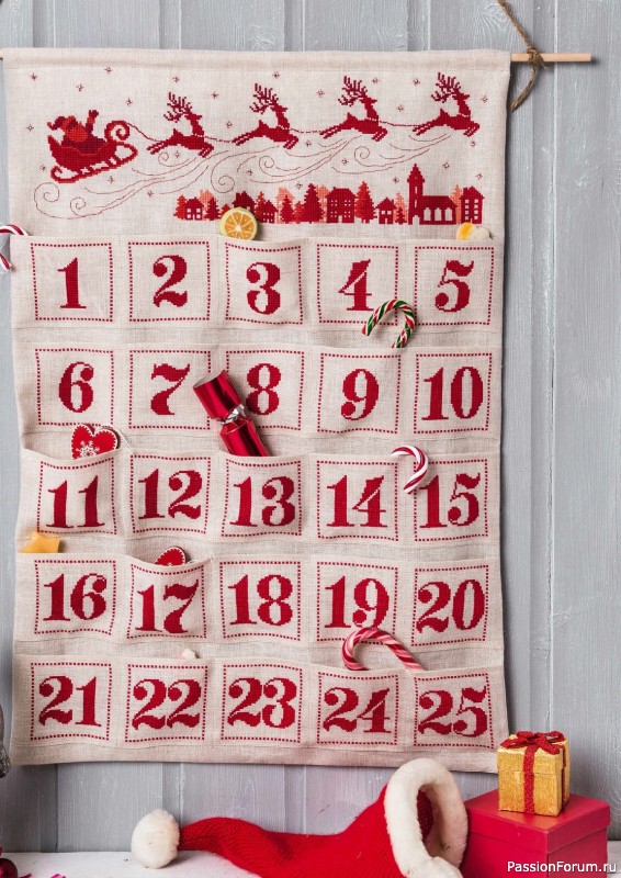 Коллекция вышивки в журнале «Cross Stitch Gold - Christmas Collection 2023»