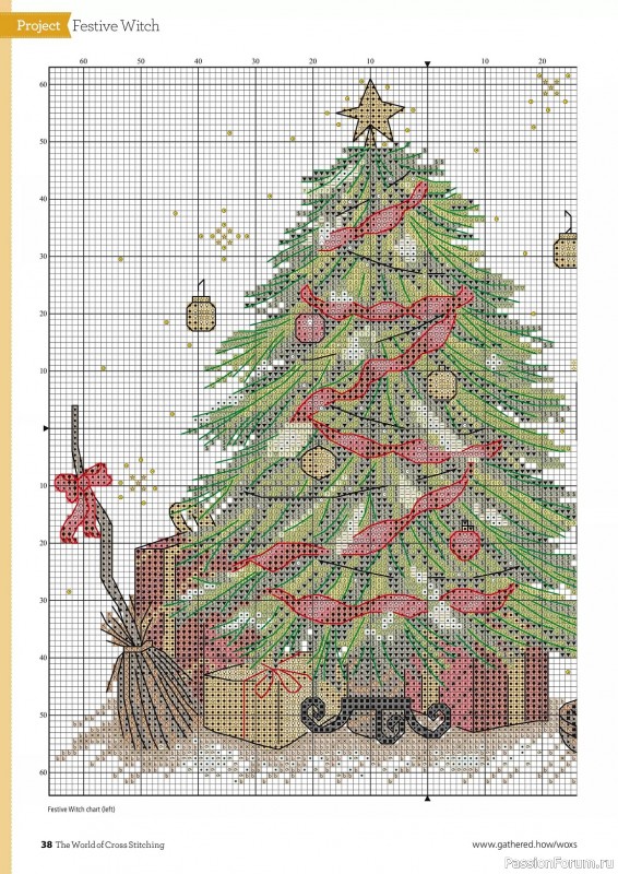 Коллекция вышивки в журнале «The World of Cross Stitching №339 2023»