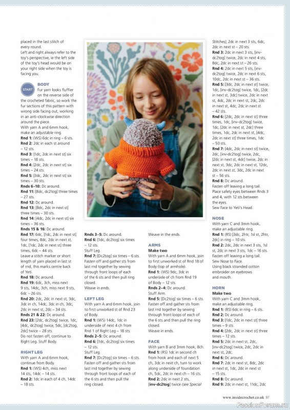 Вязаные модели крючком в журнале «Inside Crochet №154 2023»