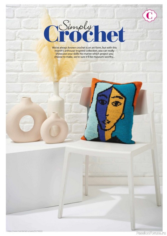 Вязаные проекты крючком в журнале «Simply Crochet №145 2024»