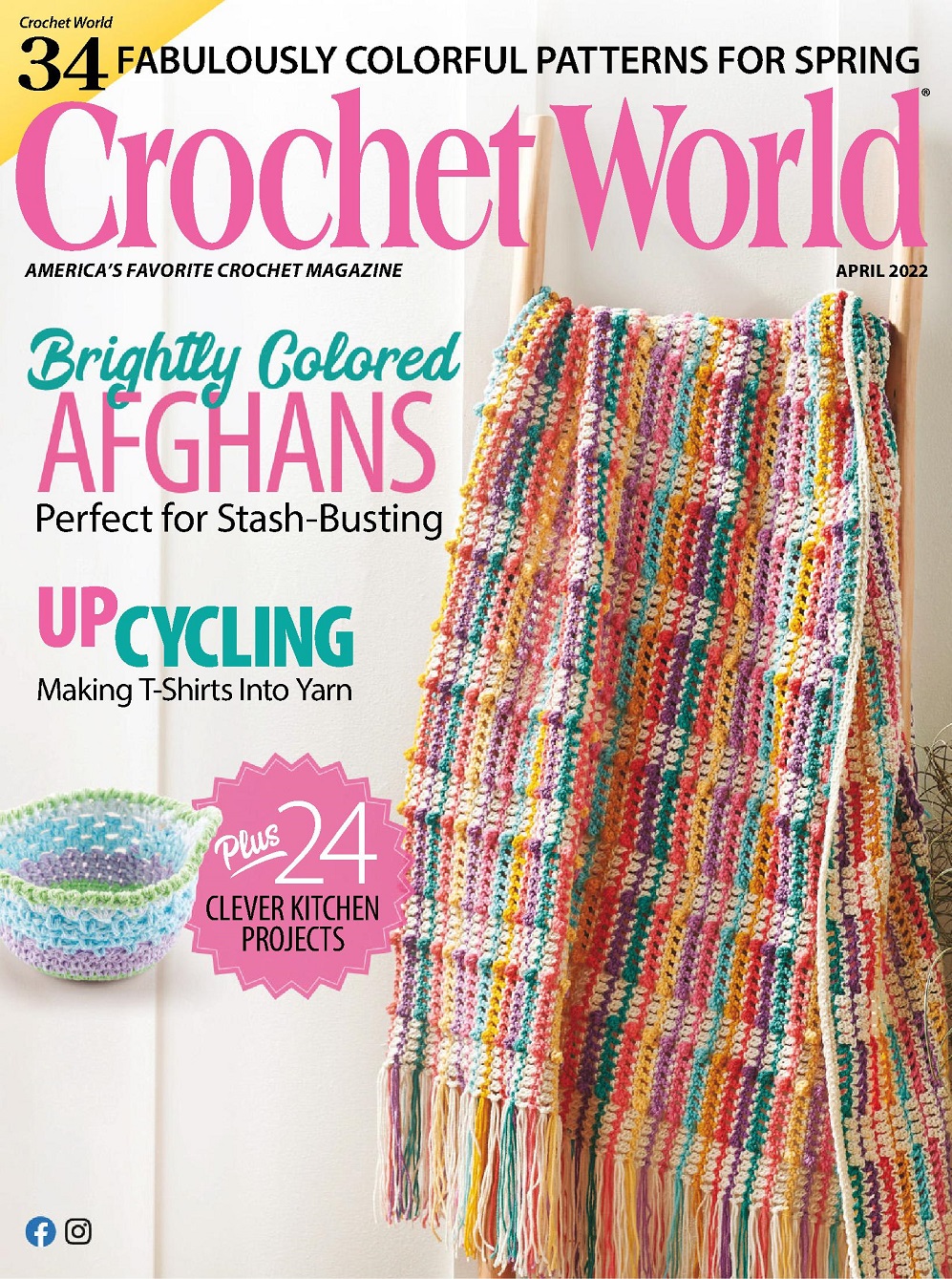 Вязание для всей семьи в журнале «Crochet World – April 2022»