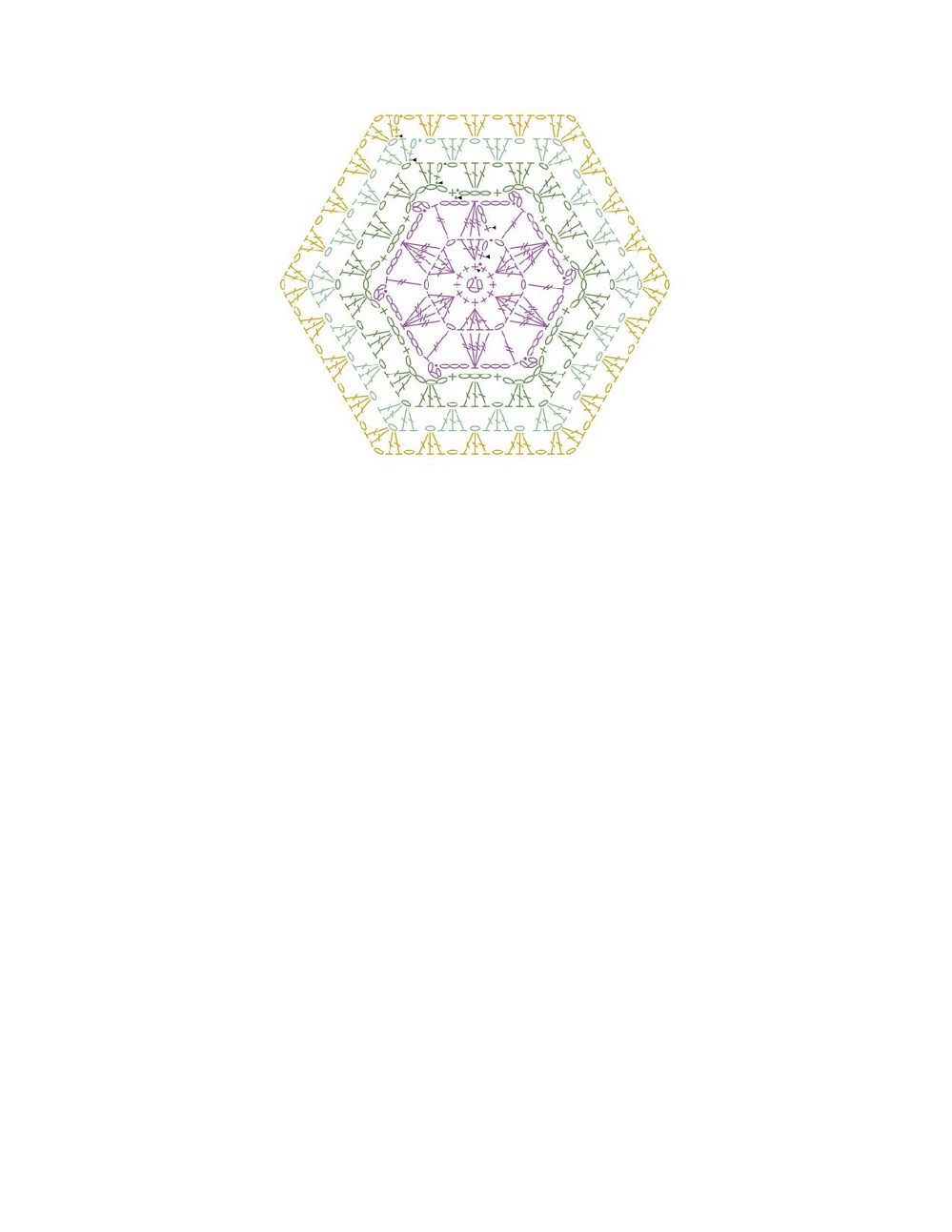 Коллекция проектов крючком в книге &laquo;100 Crochet Tiles&raquo;