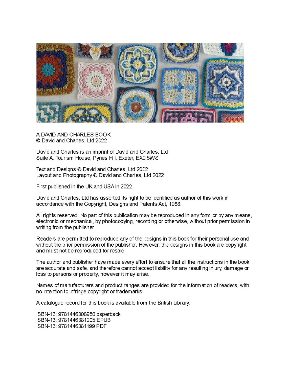 Коллекция проектов крючком в книге &laquo;100 Crochet Tiles&raquo;