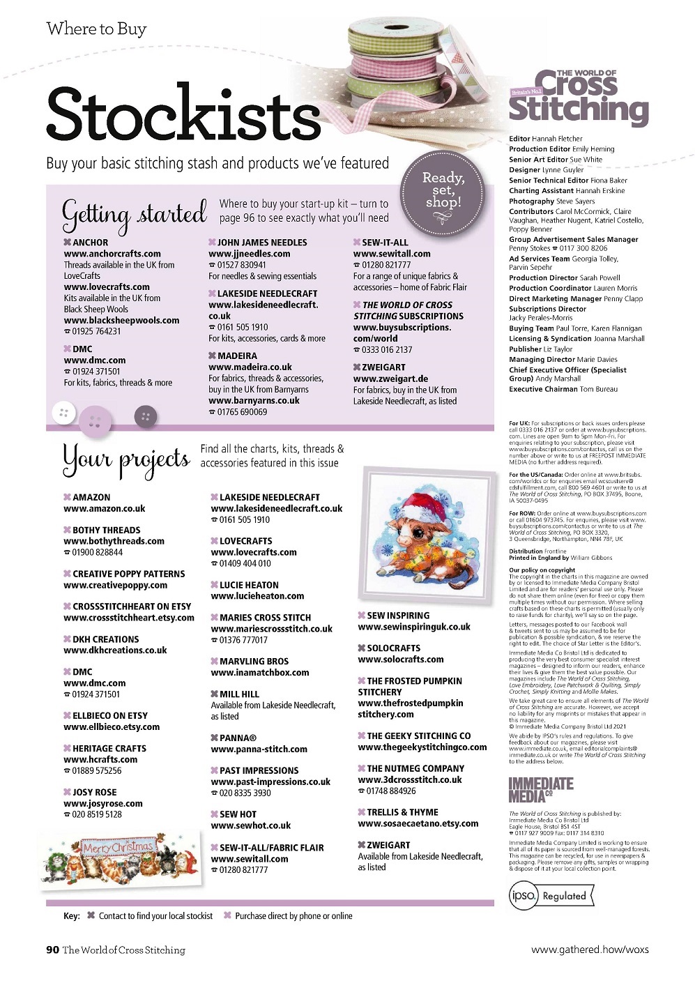 Журнал &quot;The World of Cross Stitching&quot; №313 2021