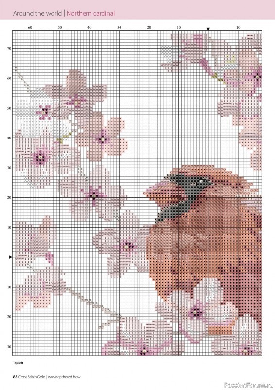 Коллекция вышивки в журнале «Cross Stitch Gold - Birds Collection 2024»