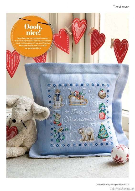 Коллекция вышивки в журнале «Cross Stitch Gold - Christmas Collection 2023»