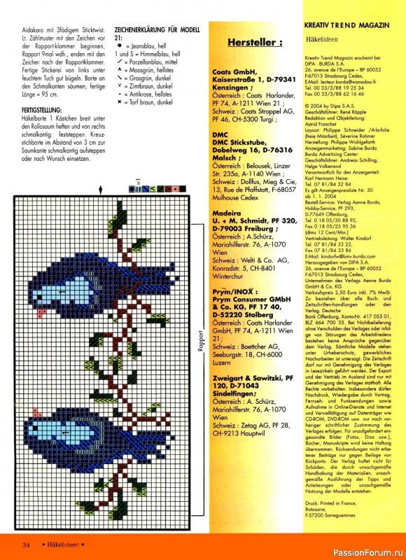Kreativ Trend Magazin №1 2004 Die besten Haekelideen