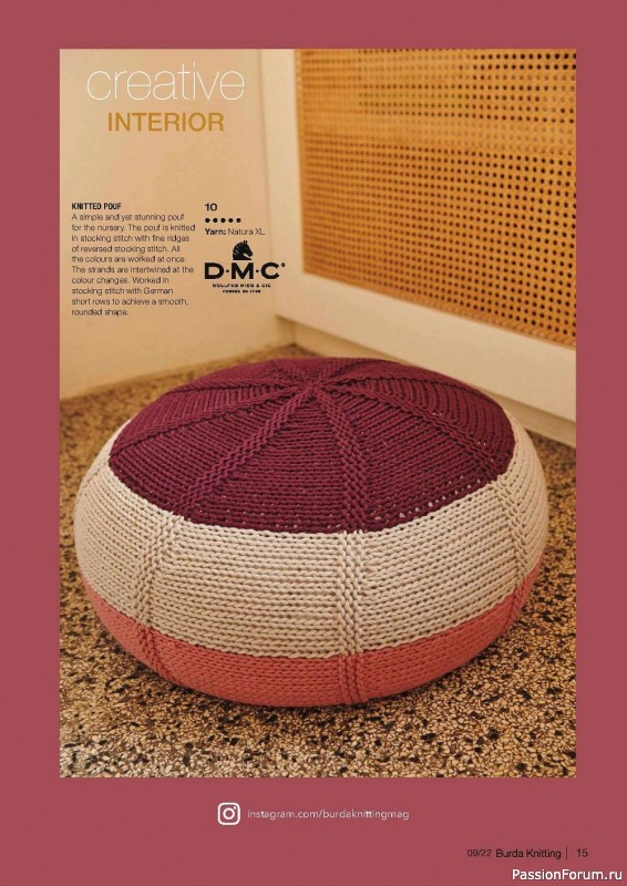 Вязаные модели спицами в журнале «Вurda Knitting №9 2022»