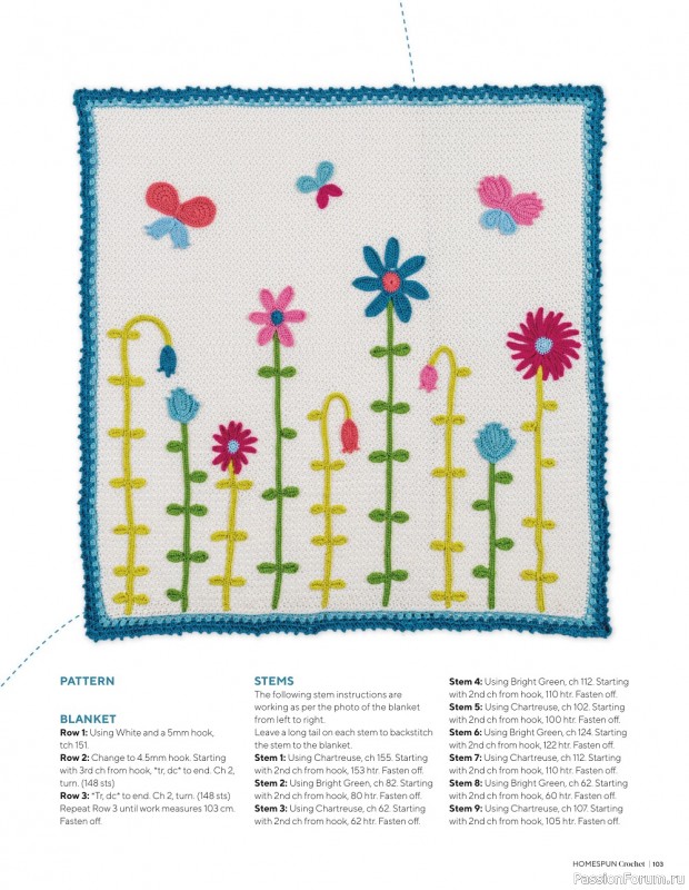 Вязаные проекты крючком в журнале «Homespun Crochet №3 2022»