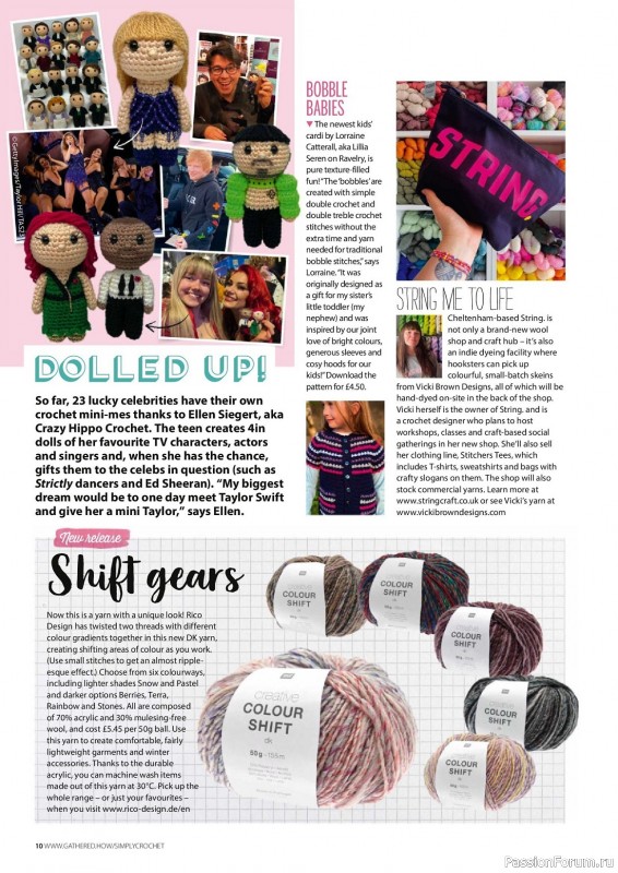 Вязаные проекты крючком в журнале «Simply Crochet №139 2023»