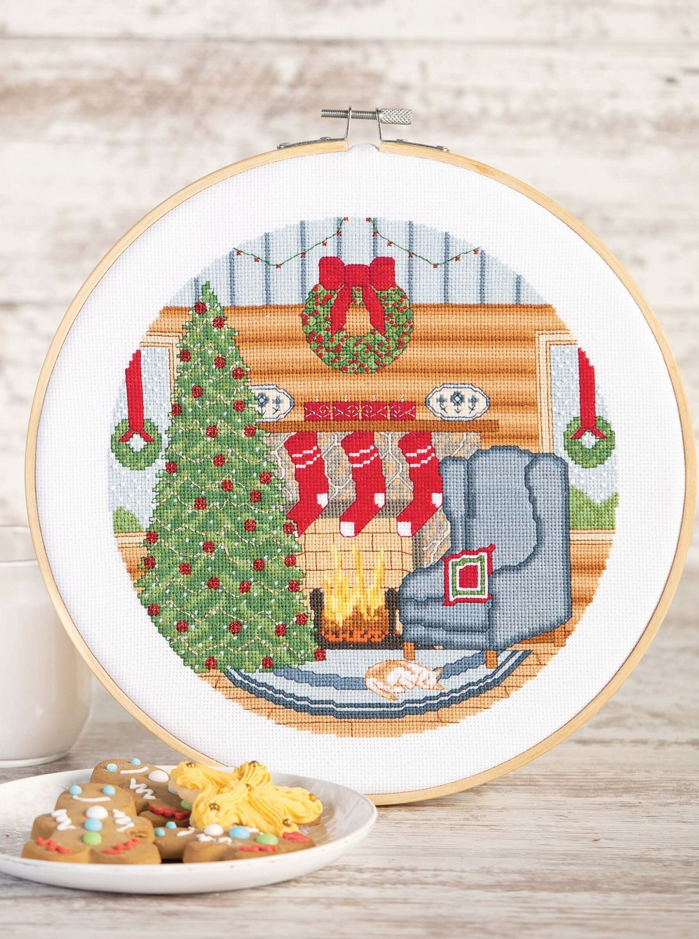 Журнал "Just CrossStitch - December" 2021