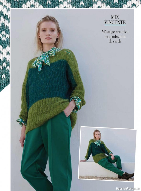 Вязаные модели в журнале «Piu Maglia №28 2022»