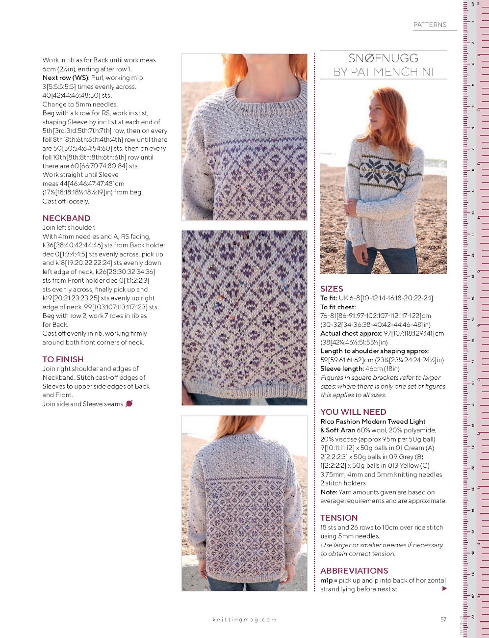 Модные вязаные изделия в журнале &quot;Knitting&quot; №225 2021