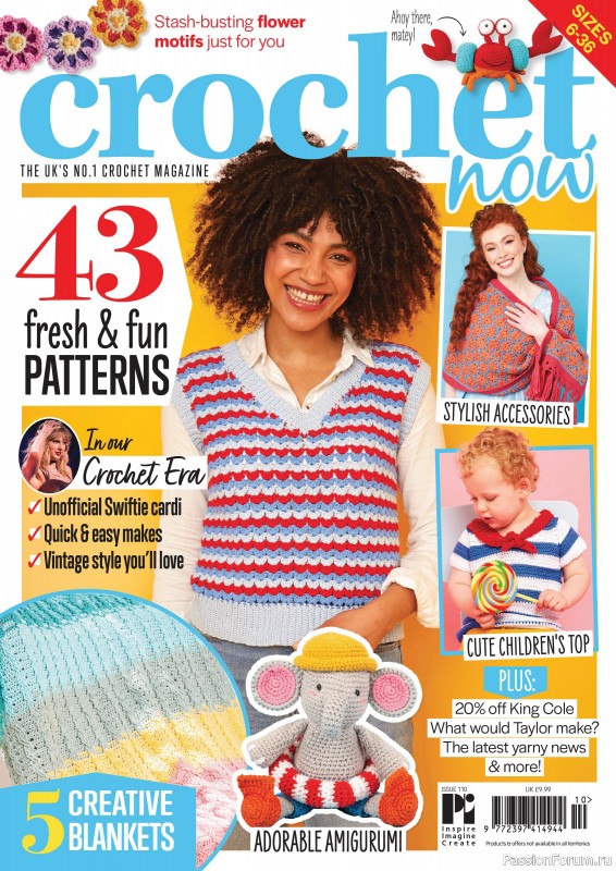 Вязаные проекты крючком в журнале &laquo;Crochet Now №110 2024&raquo;
