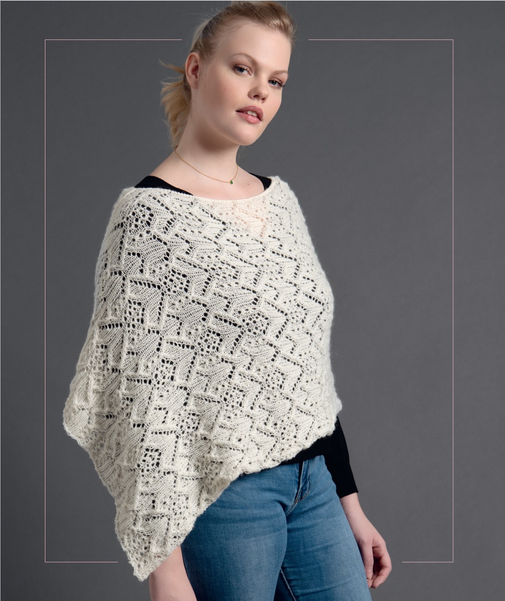 Коллекция ажурных проектов в книге &laquo;Lace Knit Shawls, Sweaters, Socks &amp; Hats&raquo;