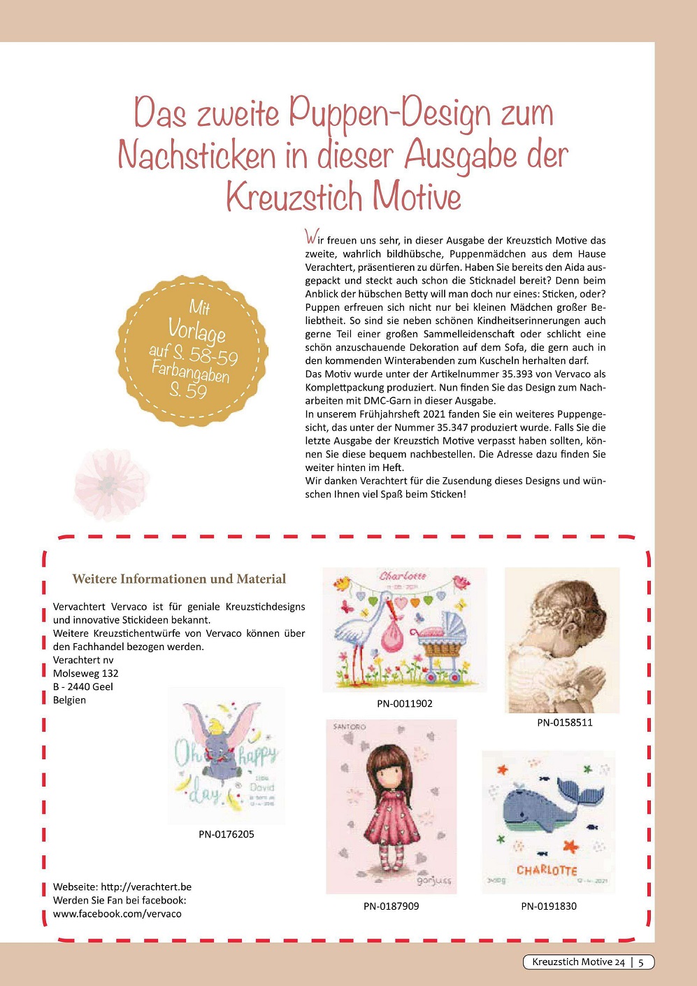 Журнал &quot;Kreuzstich Motive&quot; №24 2021