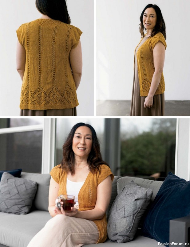 Коллекция кружевных моделей в книге «Knit Lace Patterns»