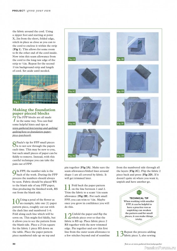 Коллекция проектов для рукодельниц в журнале «Todays Quilter №129 2025»