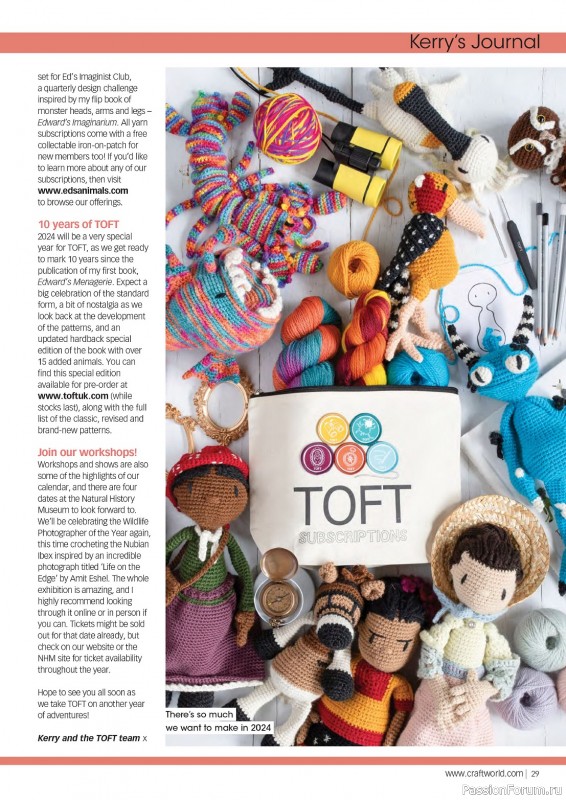 Вязаные проекты крючком в журнале «Crochet Now №103 2024»