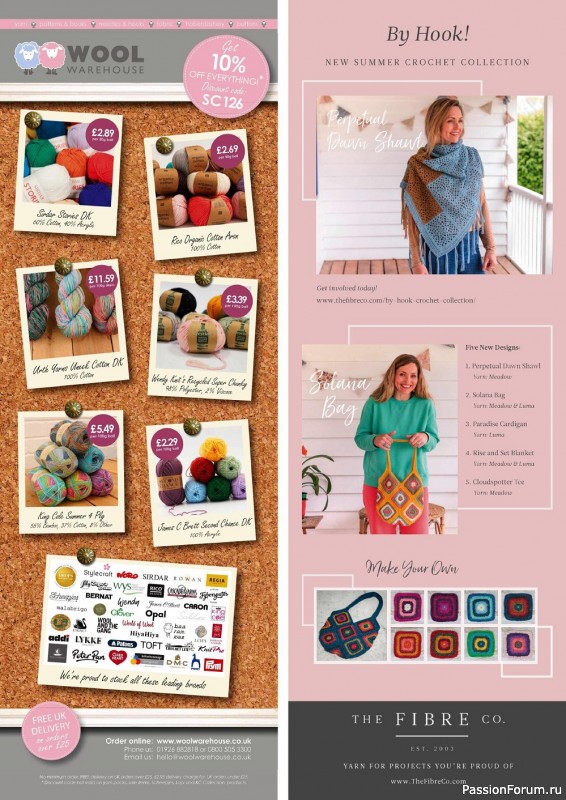 Вязаные проекты крючком в журнале «Simply Crochet №126 2022»