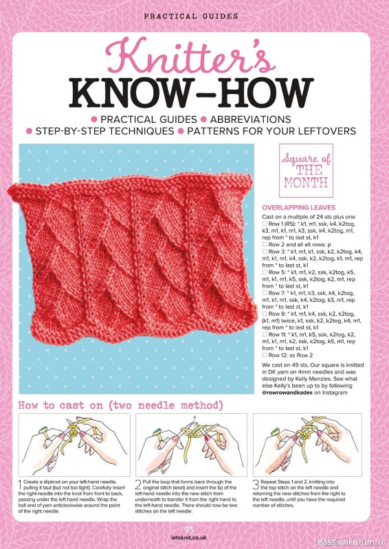 Вязаные проекты спицами в журнале «Let's Knit №193 2023»