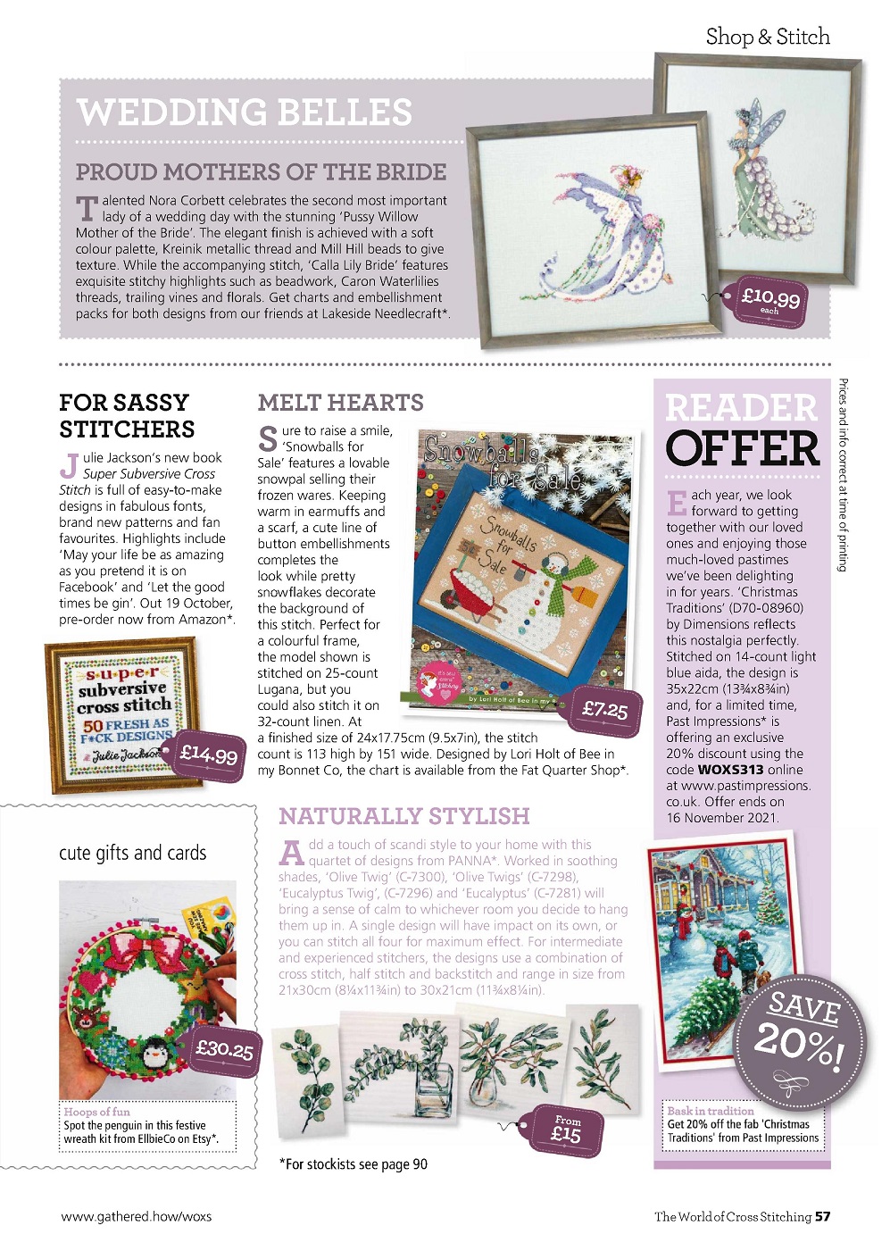 Журнал &quot;The World of Cross Stitching&quot; №313 2021