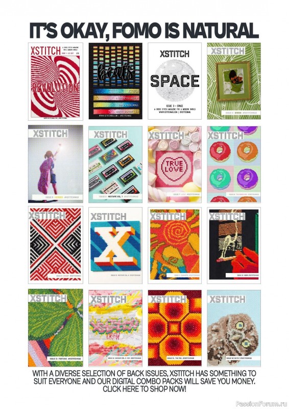 Коллекция вышивки в журнале «XStitch Magazine №23 2023»