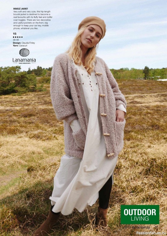 Вязаные модели в журнале «Burda Knitting №2 2023»