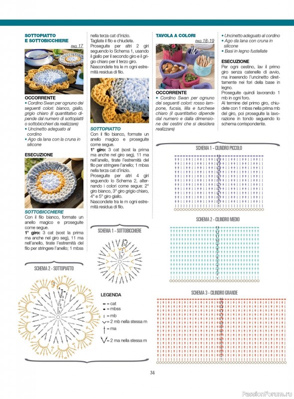 Вязаные проекты в журнале «L'uncinetto di Gio №36 2023»