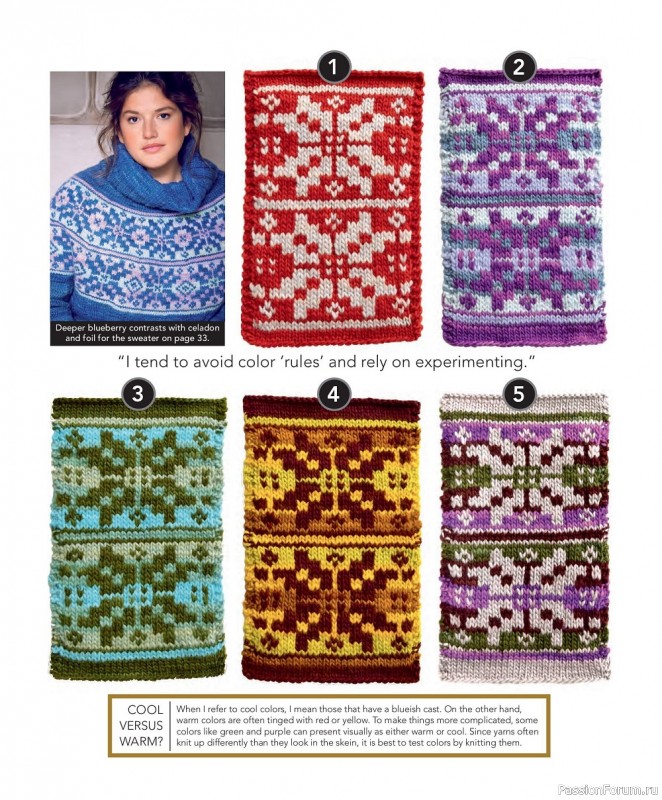 Вязаные модели в журнале «Vogue Knitting - Winter 2022/2023»