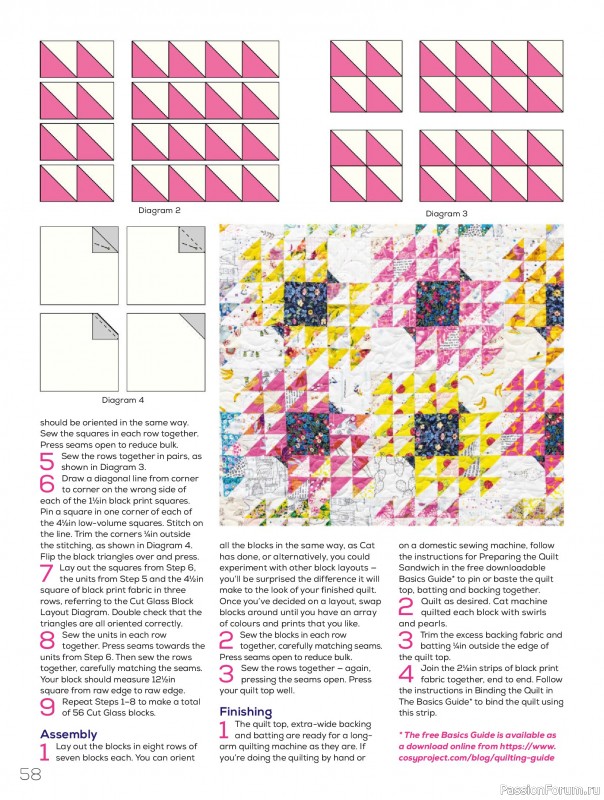 Коллекция проектов для рукодельниц в журнале «Quilters Companion №132 2025»