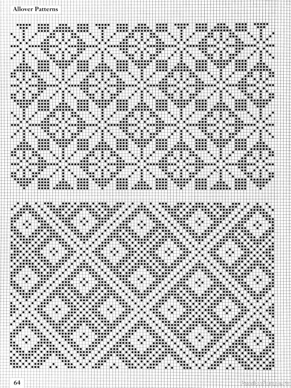 Коллекция узоров в книге «Charts for Colour Knitting»