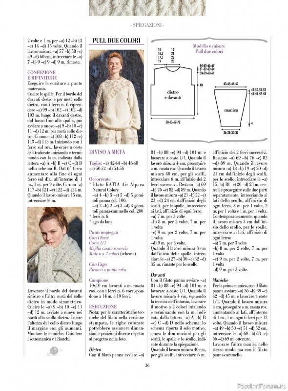 Вязаные модели в журнале «Piu Maglia №39 2024»