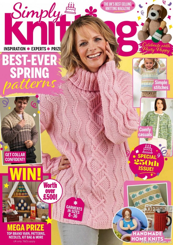 Вязаные проекты крючком в журнале «Simply Knitting №250 2024»