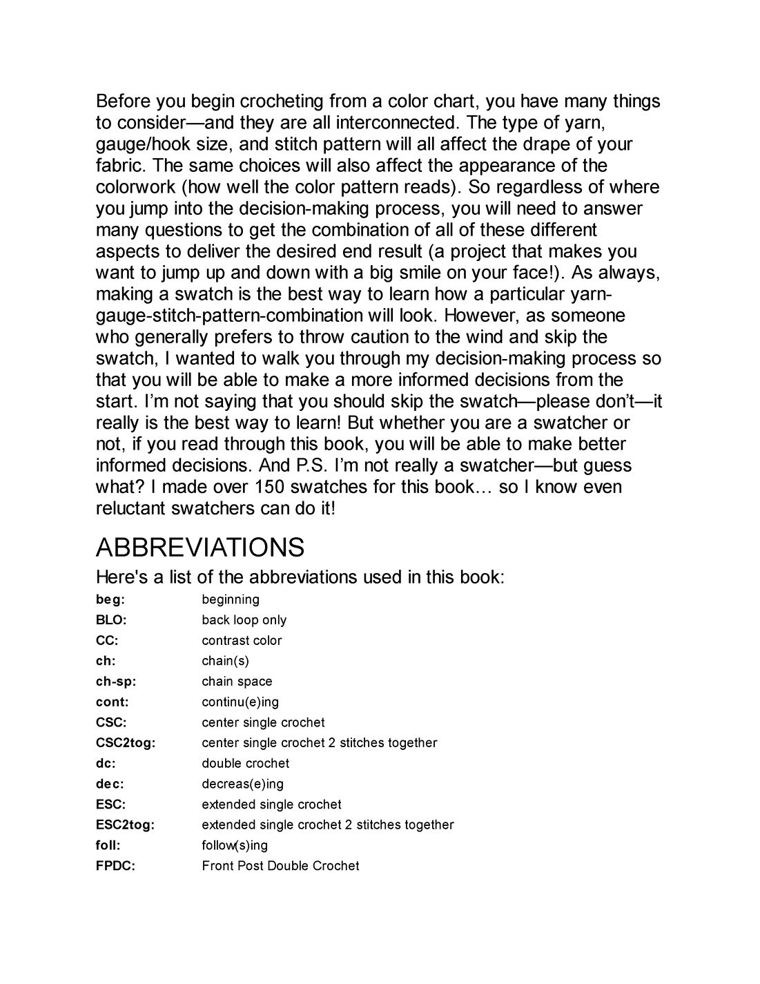 Коллекция узоров крючком в книге «The Hooktionary»